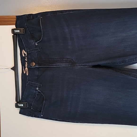 Seven7 Women's Tummyless High-rise Boot Jeans Size 16 - Picture 2 of 9